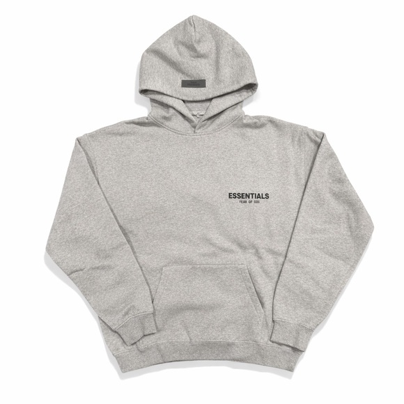 Fear of God Essentials Dark Oatmeal Hoodie - Picture 2 of 3